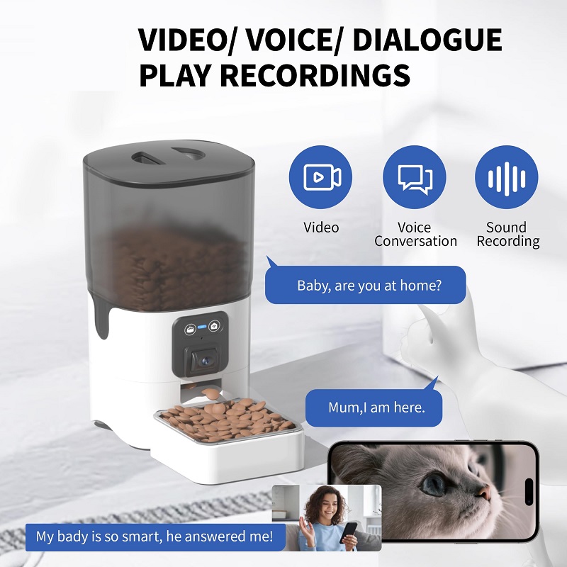 Smart Automatic Pet Feeders with Camera