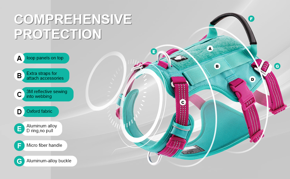 tactical dog harness