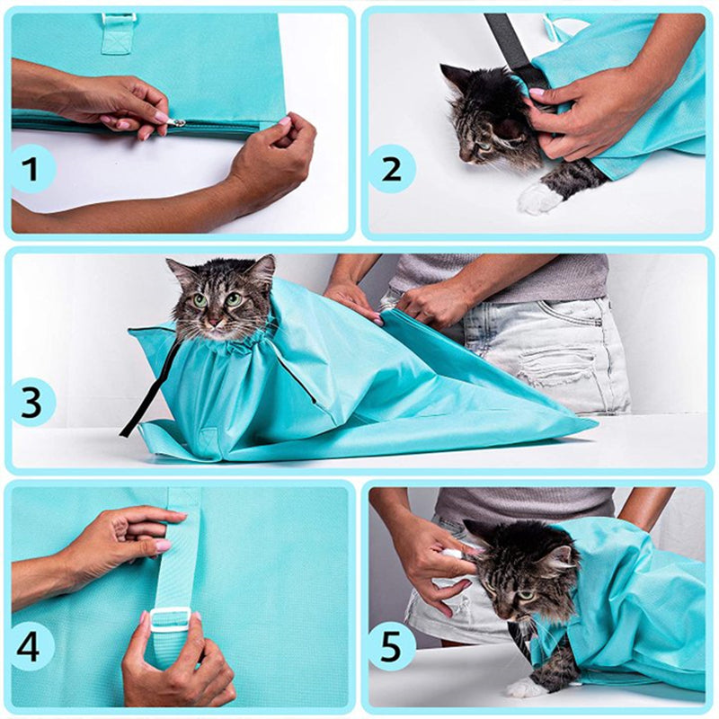 Carrier Pouch Bag for Cats - Extremely Easy Vet Visits & Grooming