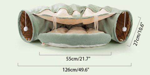 Pet Cats Tunnel Interactive Play Toy