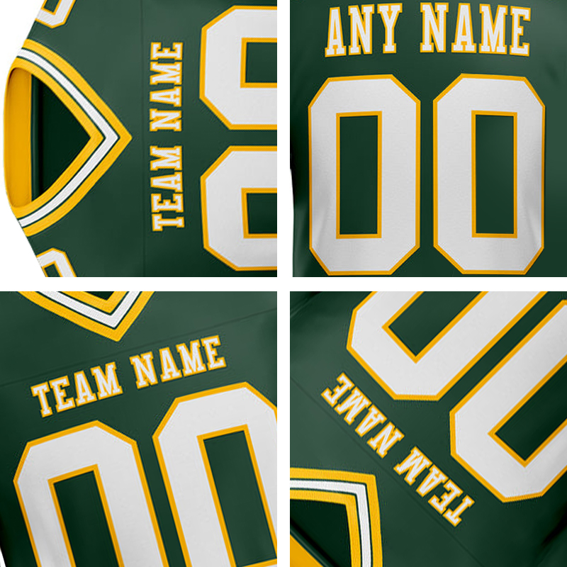 Personalized Green Practice Football Jersey 