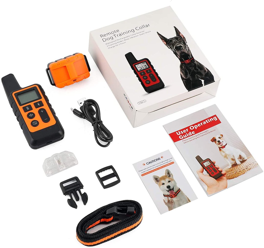 Dog Shock Training Collar - E Collar For Dog With Remote Range