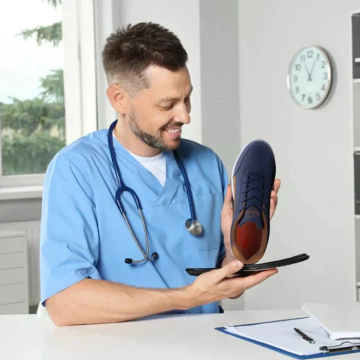 Men's Orthopedic Leather Sneakers