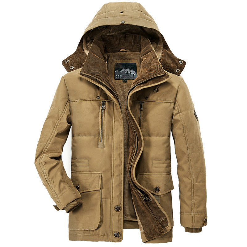 Winter King Down Jacket - Men's Warm Hooded Coat Stylish Outerwear