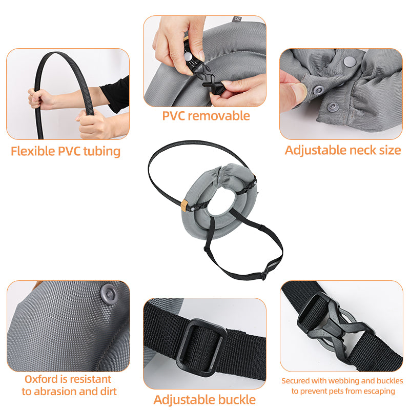 Pet Halo Collar Harness – Safe Navigation for Blind Dogs