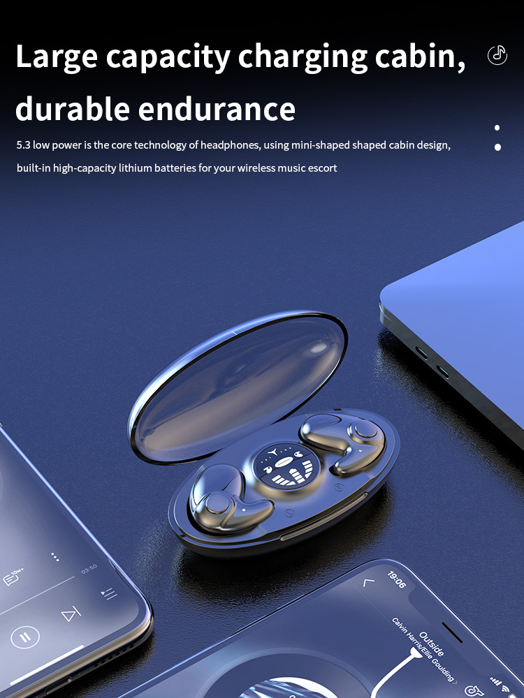 Invisible Wireless Sleep Earphone With Ipx5 Waterproofing