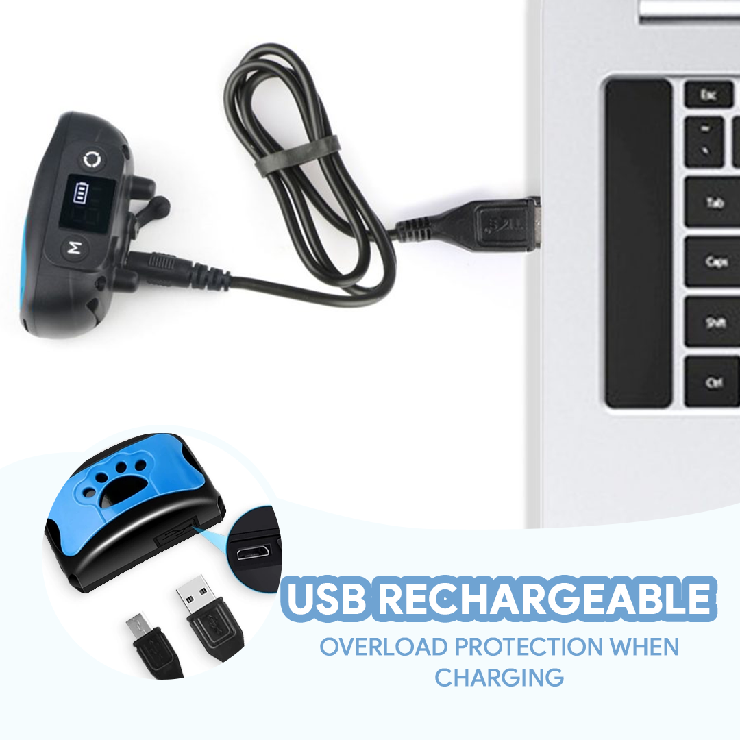 Anti-Bark Dog Collar，How To Stop Dog From Barking, Humane Rechargeable Anti-Bark Collar