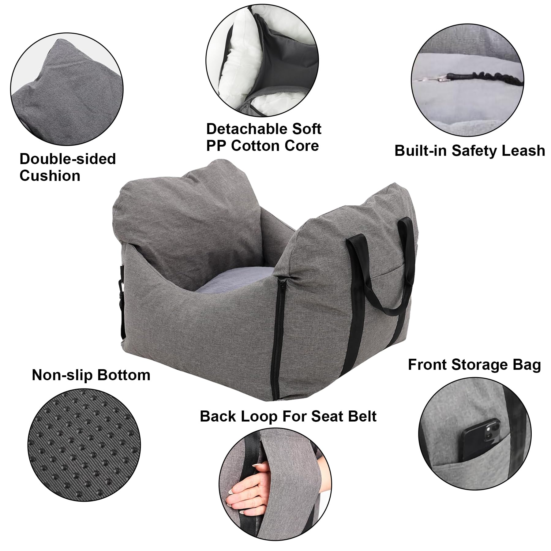 Dog Car Seat Bed - First Class