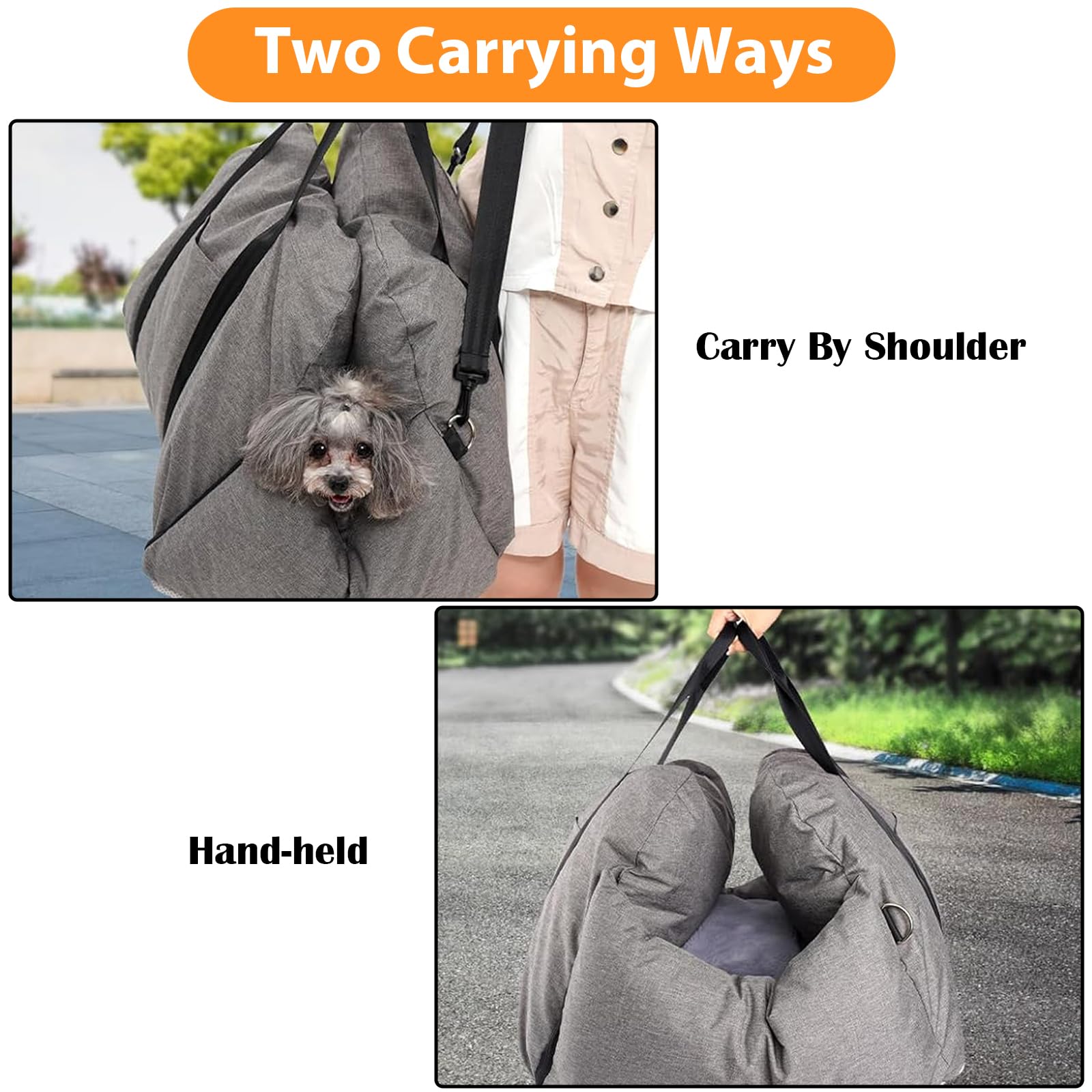 Dog Car Seat Bed - First Class