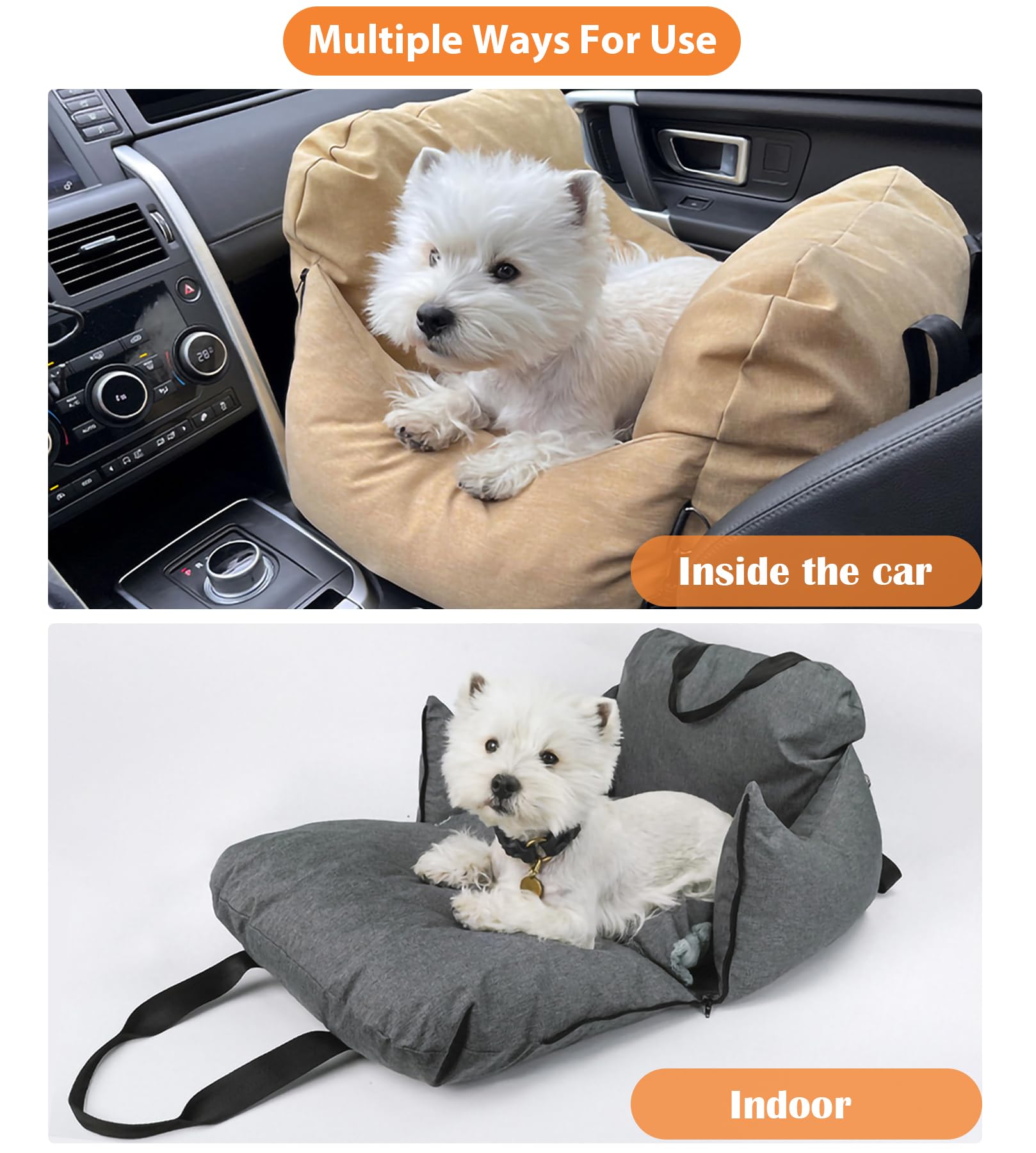 Dog Car Seat Bed - First Class