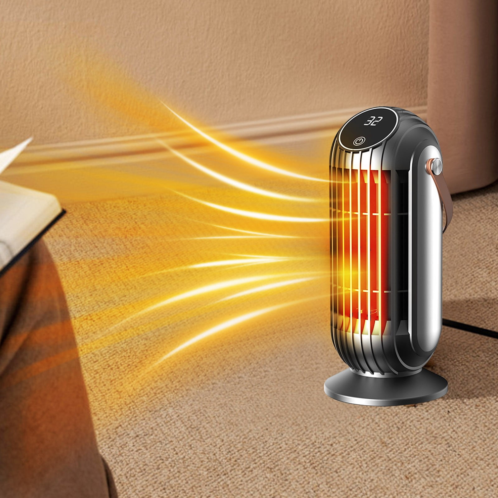 1500W Ceramic Space Heater with Remote Control