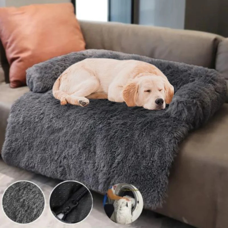 Calming Dog Sofa Bed, Waterproof Calming Couch Cover for Pets