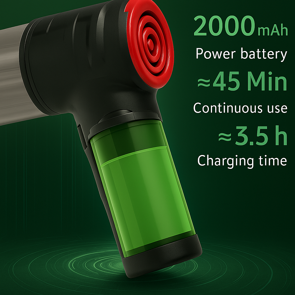 Cordless Car Vacuum Cleaner – 95000Pa Suction, Lightweight & Powerful Handheld