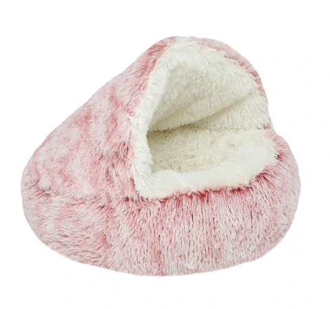  Fluffy Cat Nest，Calming Fluffy Cat Bed