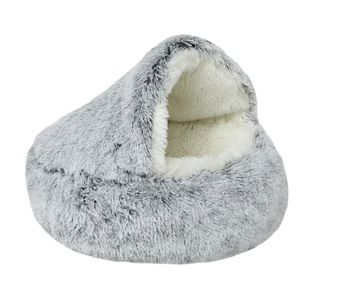  Fluffy Cat Nest，Calming Fluffy Cat Bed