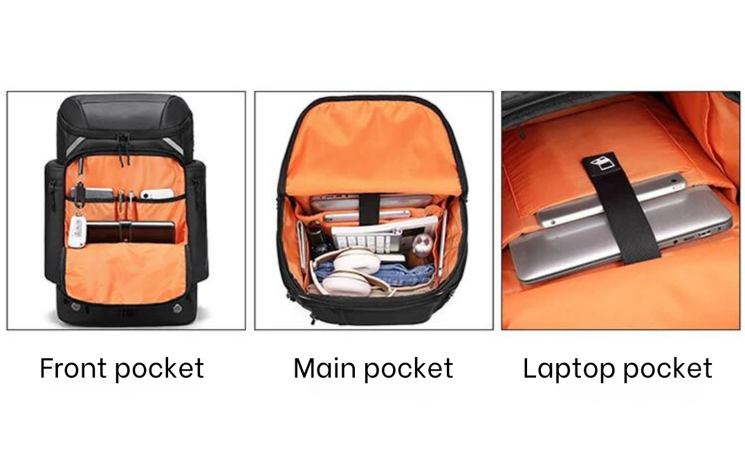 TravelPro Large Backpack - Waterproof - Shoe Compartment