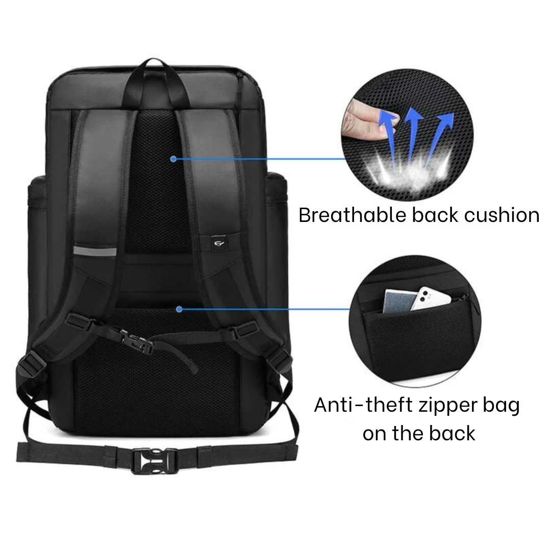 TravelPro Large Backpack - Waterproof - Shoe Compartment