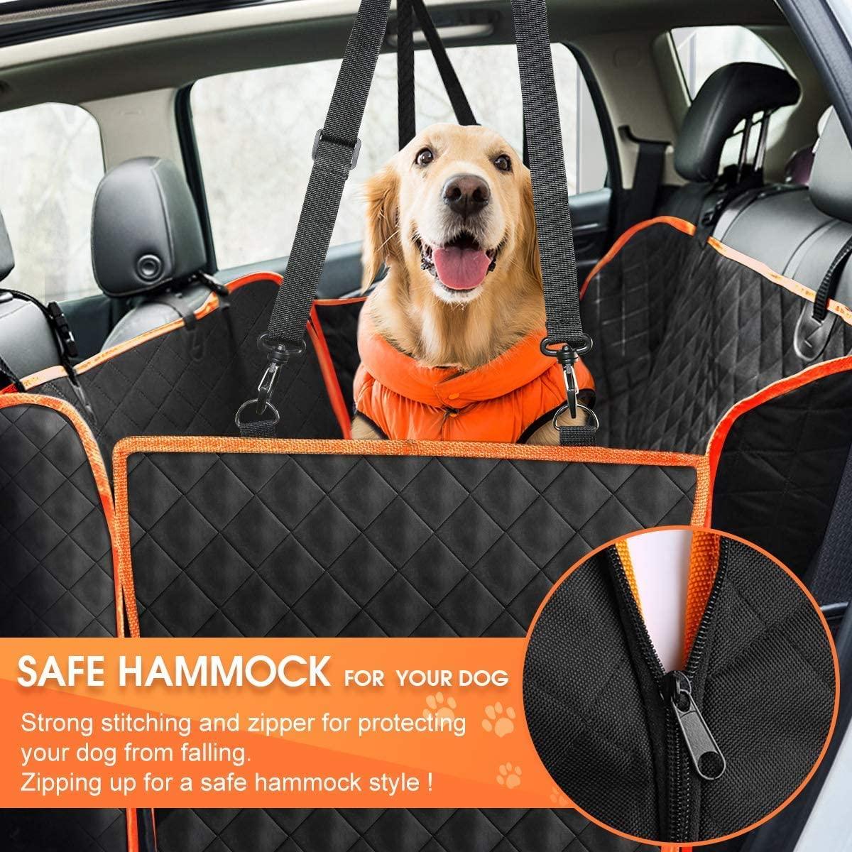 Waterproof Dog Car Seat Cover Soft Pet Seat Cover Hammock For Cars Trucks SUVs