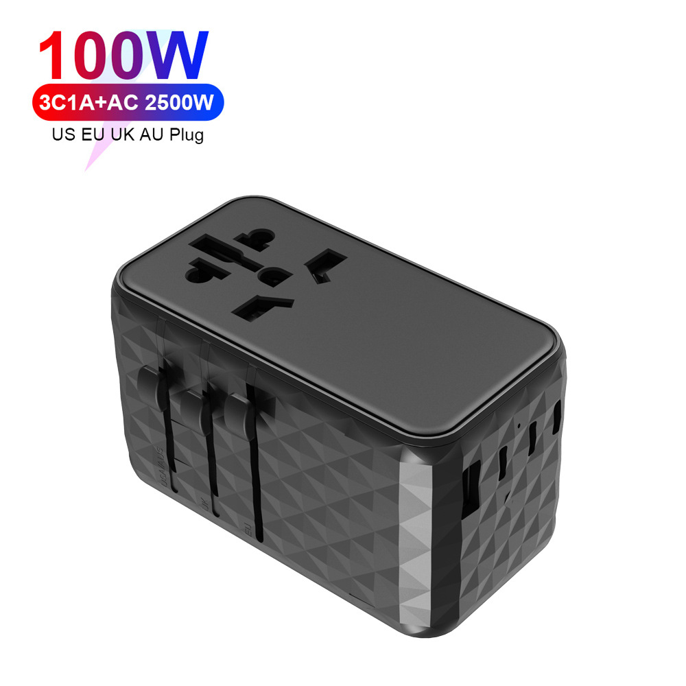 100W Universal Travel Charger Adapter