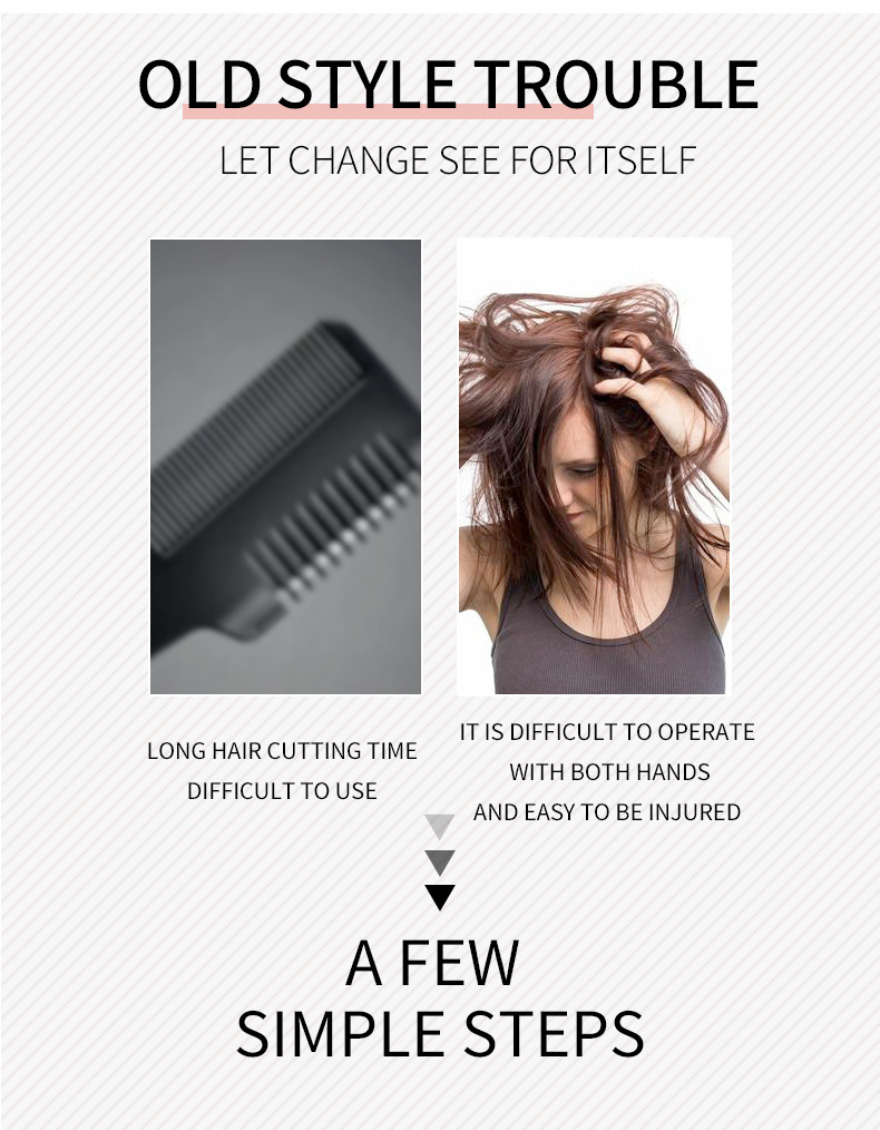 Automatic Split-End Hair Trimmer – Professional Haircare at Home