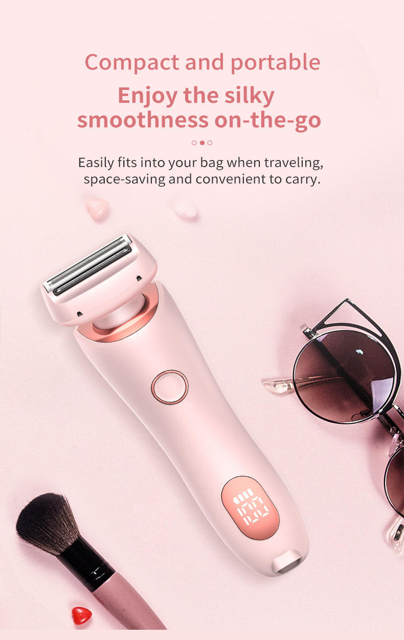 Electric Portable Razor-Perfect for both wet and dry shaving