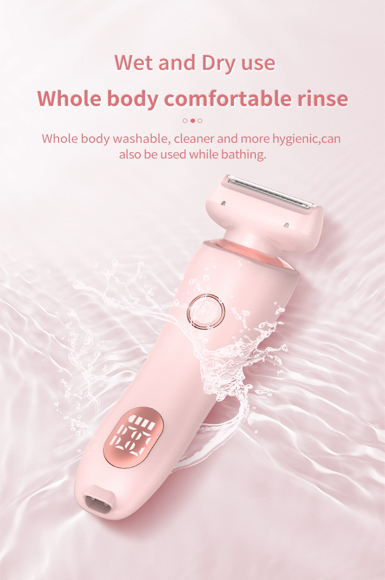 Electric Portable Razor-Perfect for both wet and dry shaving