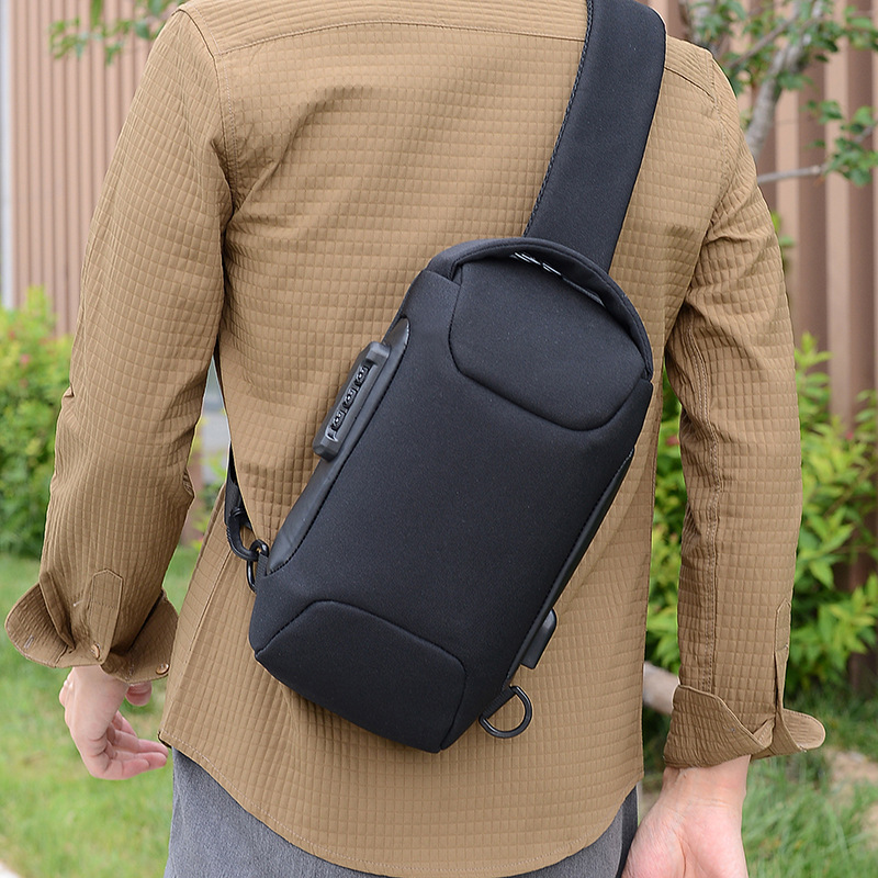 Anti-Theft Crossbody Charging Bag for Commute and Travel