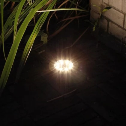 Solar Power Buried Light With 8LED Under Ground Lamp 