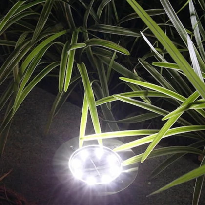 Solar Power Buried Light With 8LED Under Ground Lamp 