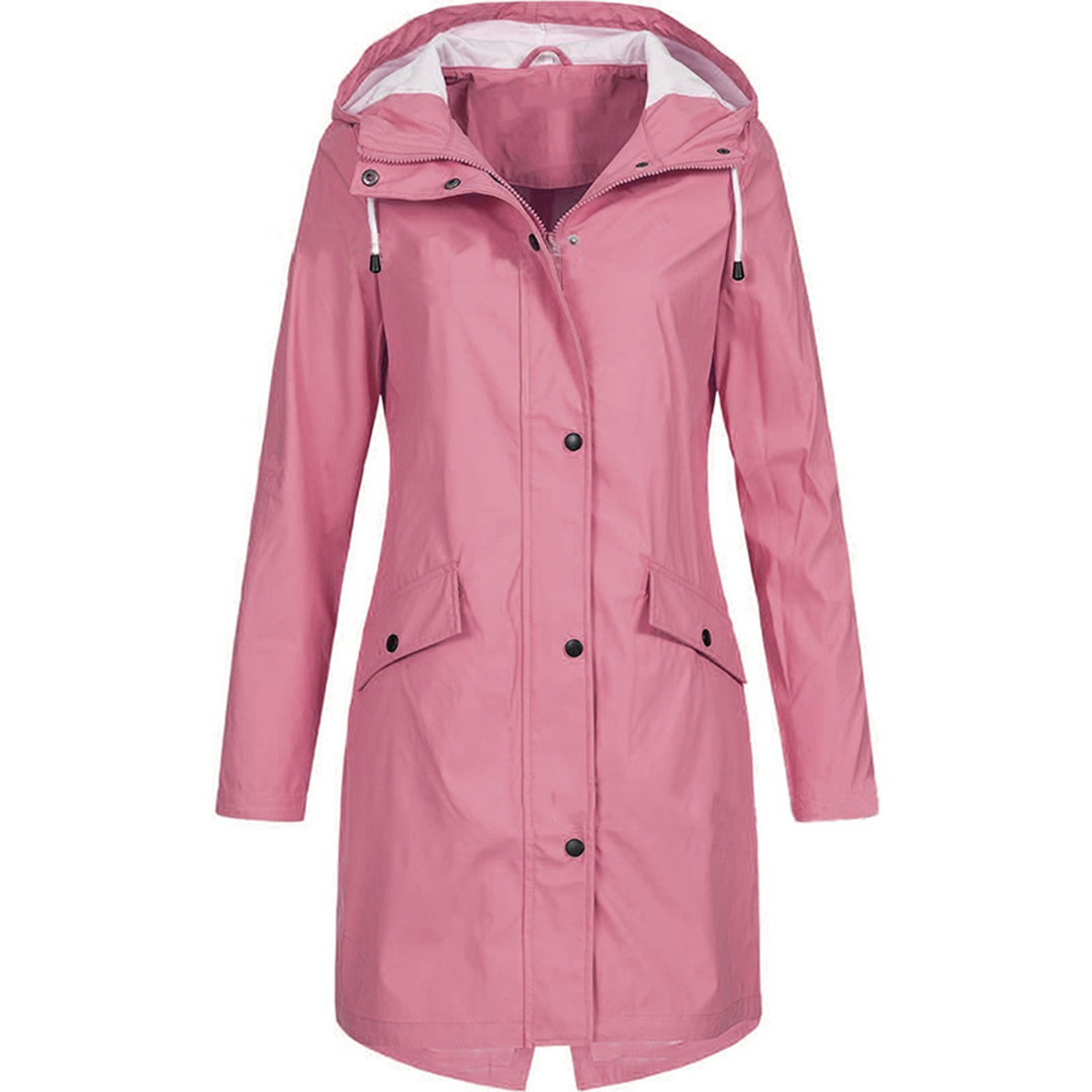 Lorraine - Waterproof Hooded Raincoat for Women Lightweight and Windpr