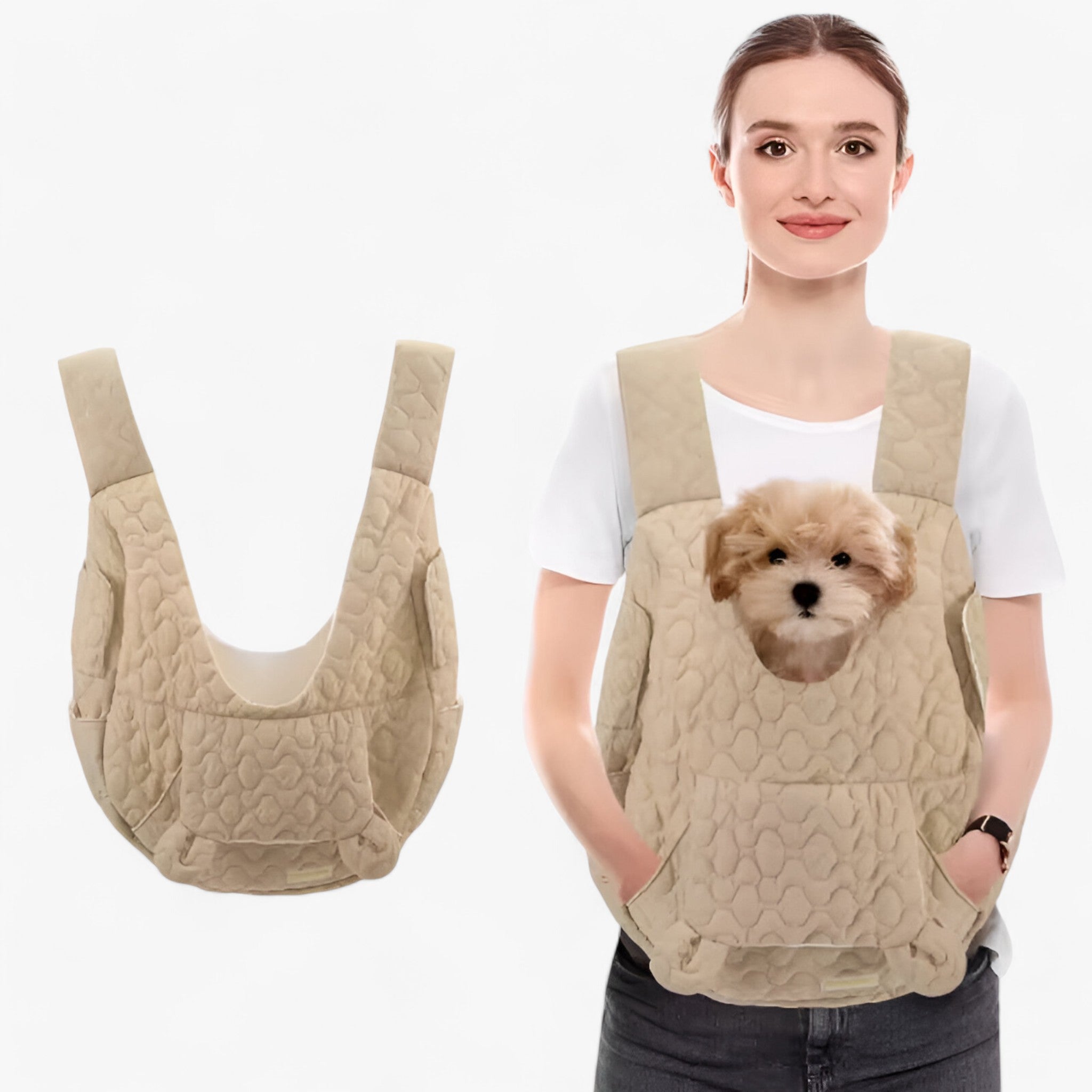 Extra Ruime Huisdierentas – Comfortabel, Waterdicht & Windbestendig
