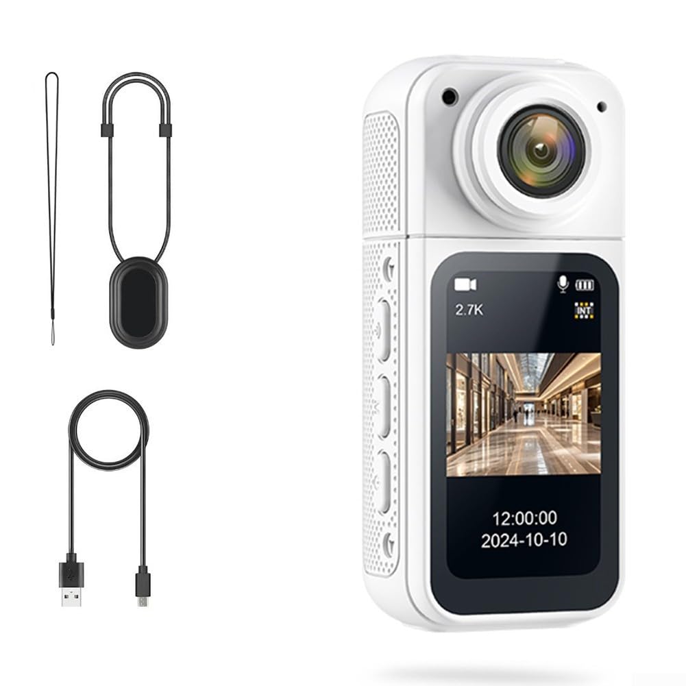 4K Body Cameras with Audio & Video Recording, Thumb Action Camera