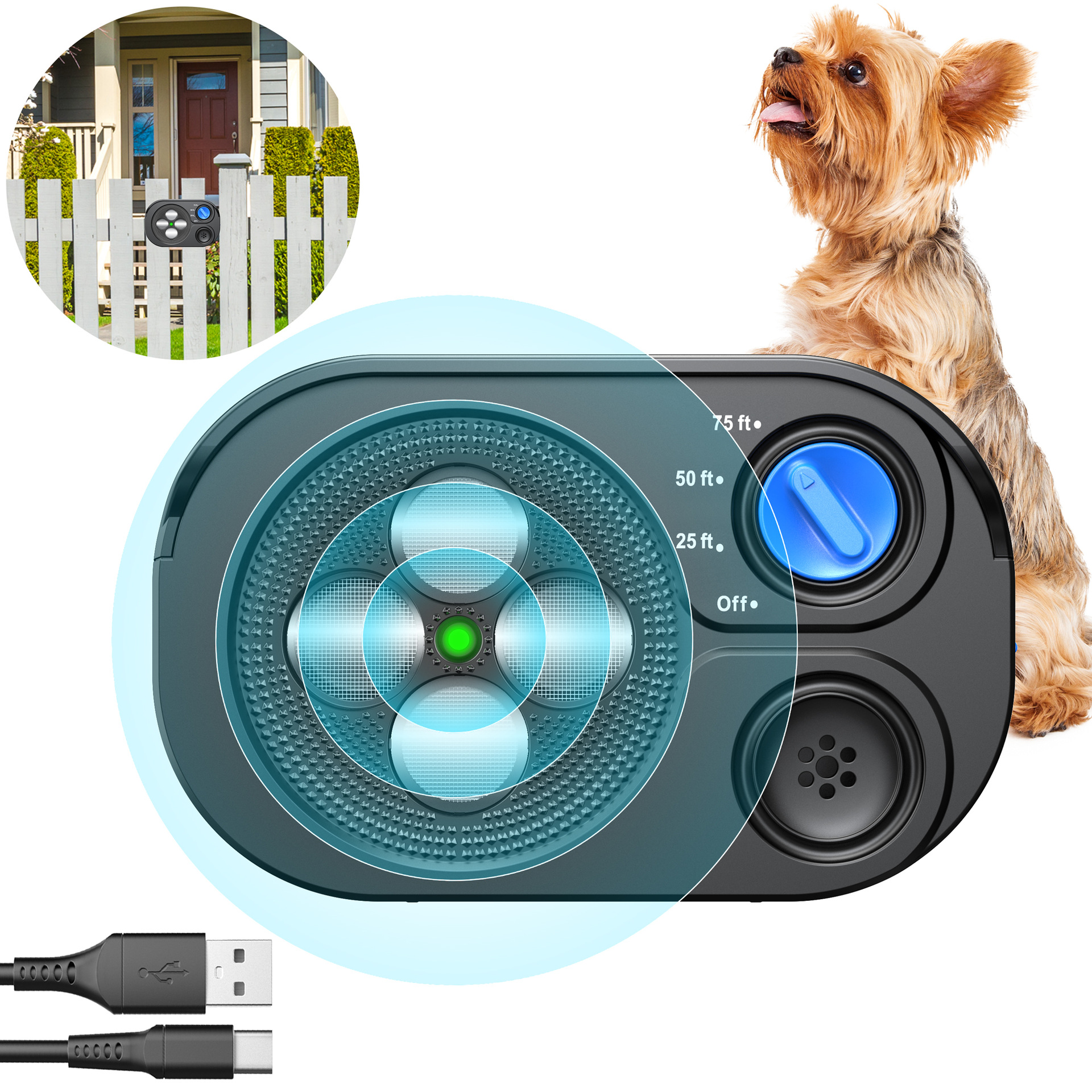 Automatic Ultrasonic Anti-Barking Device