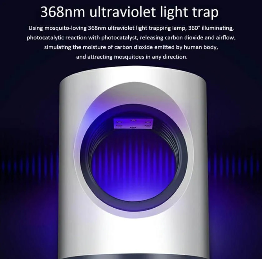 Mosquito Killer Light Trap Bug Zapper Lamp