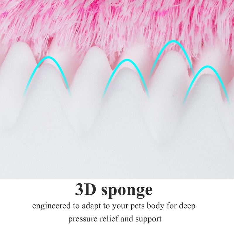 Calming Luxury Dog Bed Plush Dog Mattress, Orthopedic Memory Foam Dog Bed