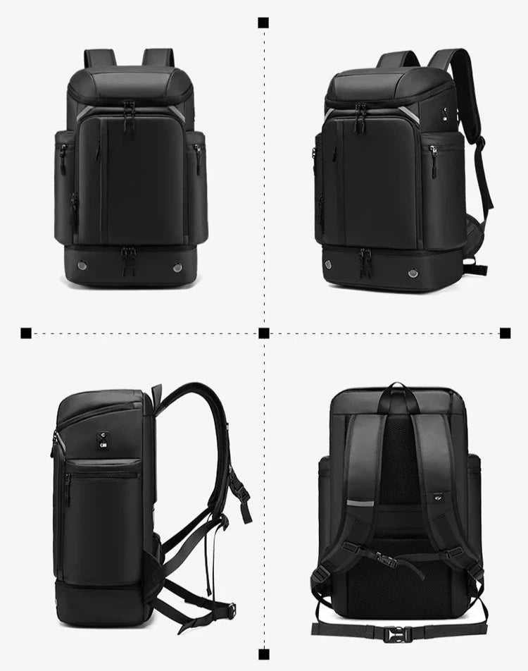 TravelPro Large Backpack - Waterproof - Shoe Compartment