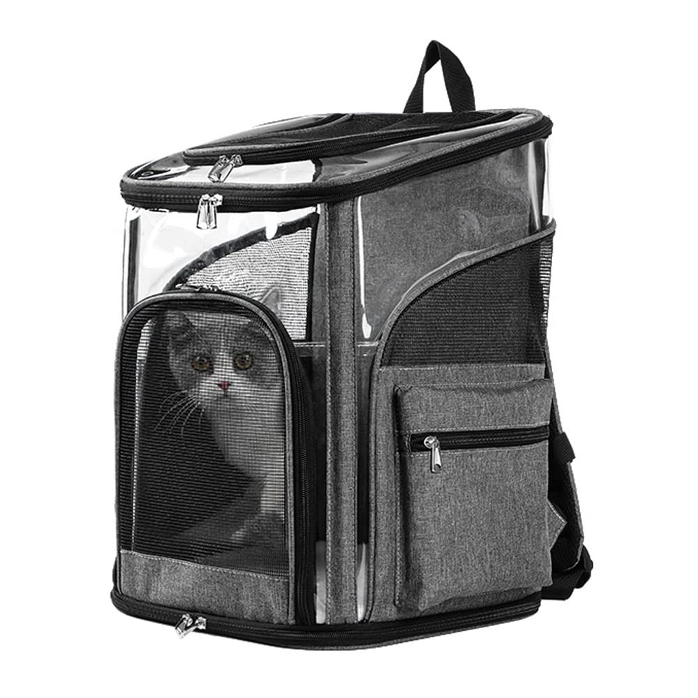Cat Pet Carrier Backpack - Dog Puppy Travel Space Carrier Bag 