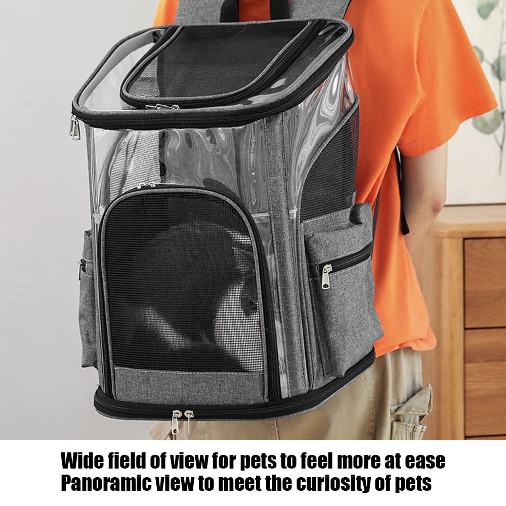 Cat Pet Carrier Backpack - Dog Puppy Travel Space Carrier Bag 