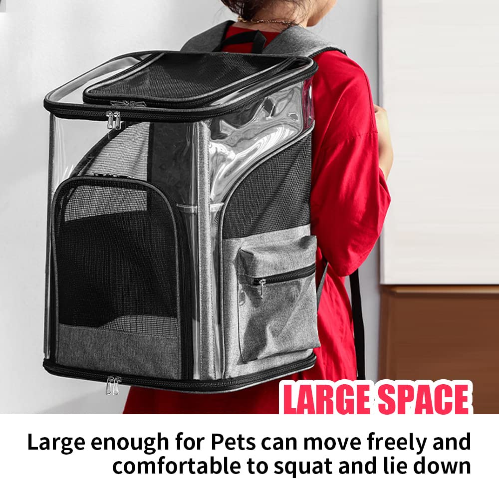 Cat Pet Carrier Backpack - Dog Puppy Travel Space Carrier Bag 