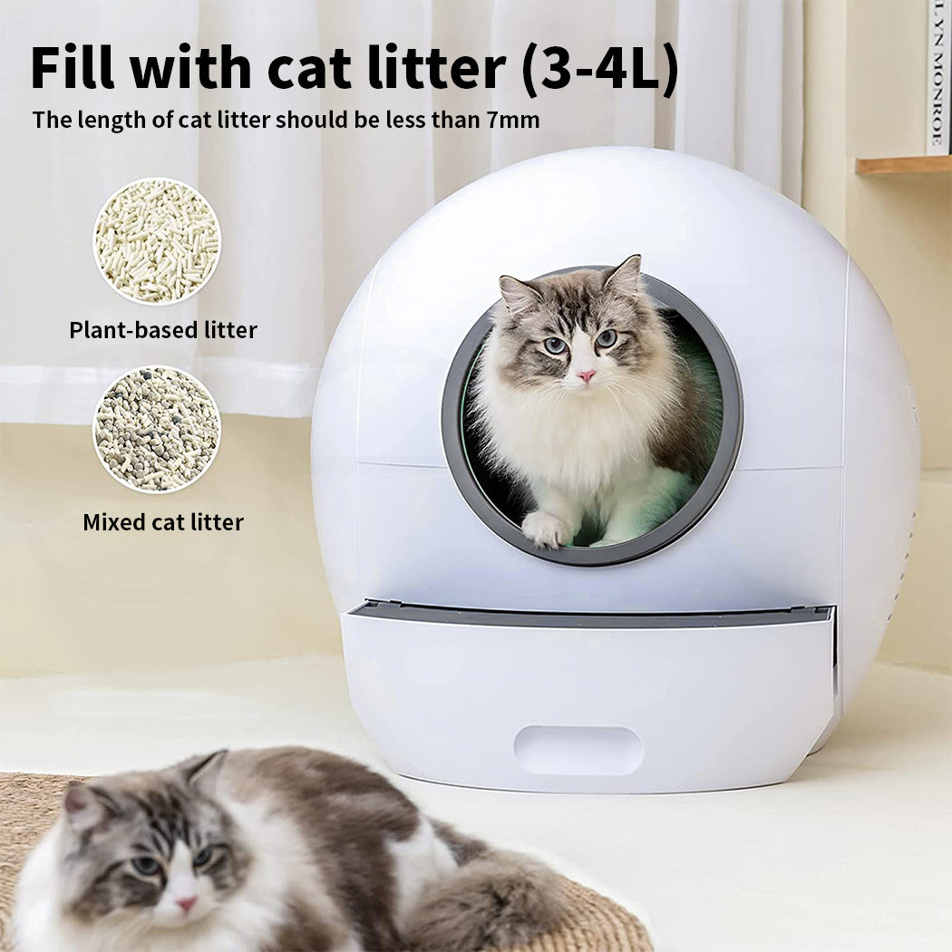  Automatic Smart Cat Litter Box Self-Cleaning