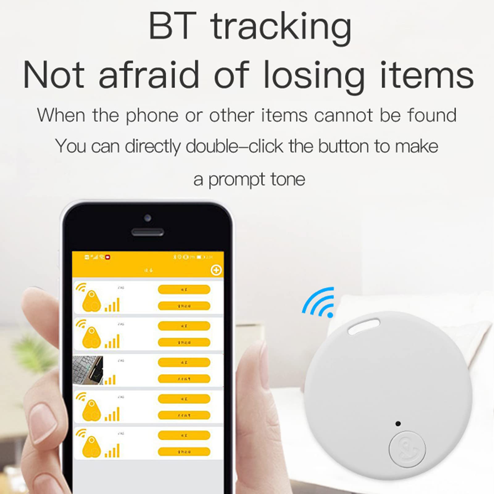 Smart Pet GPS, Mini GPS Tracking Device | Wireless Tracking Tag to Locate Lost Items