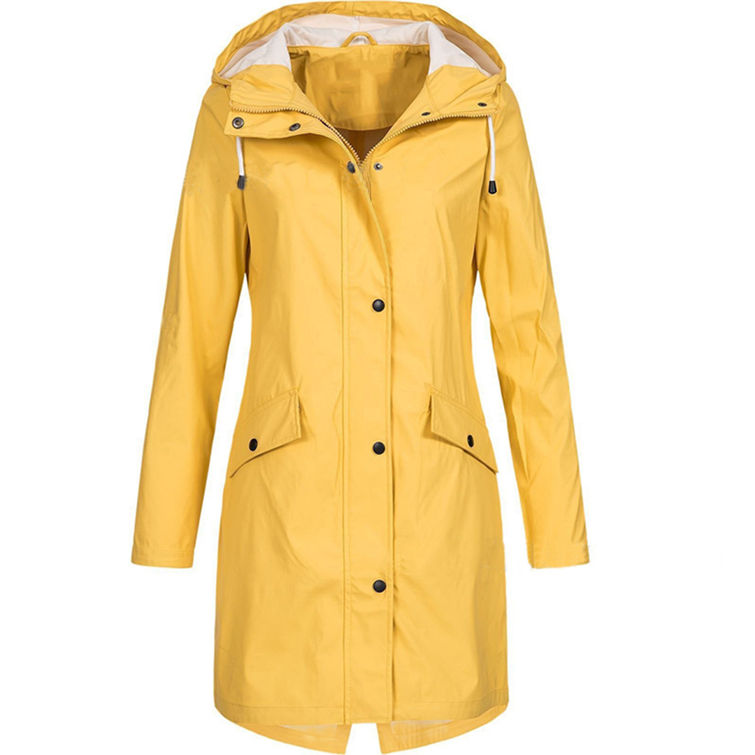 Lorraine - Waterproof Hooded Raincoat for Women Lightweight and Windpr