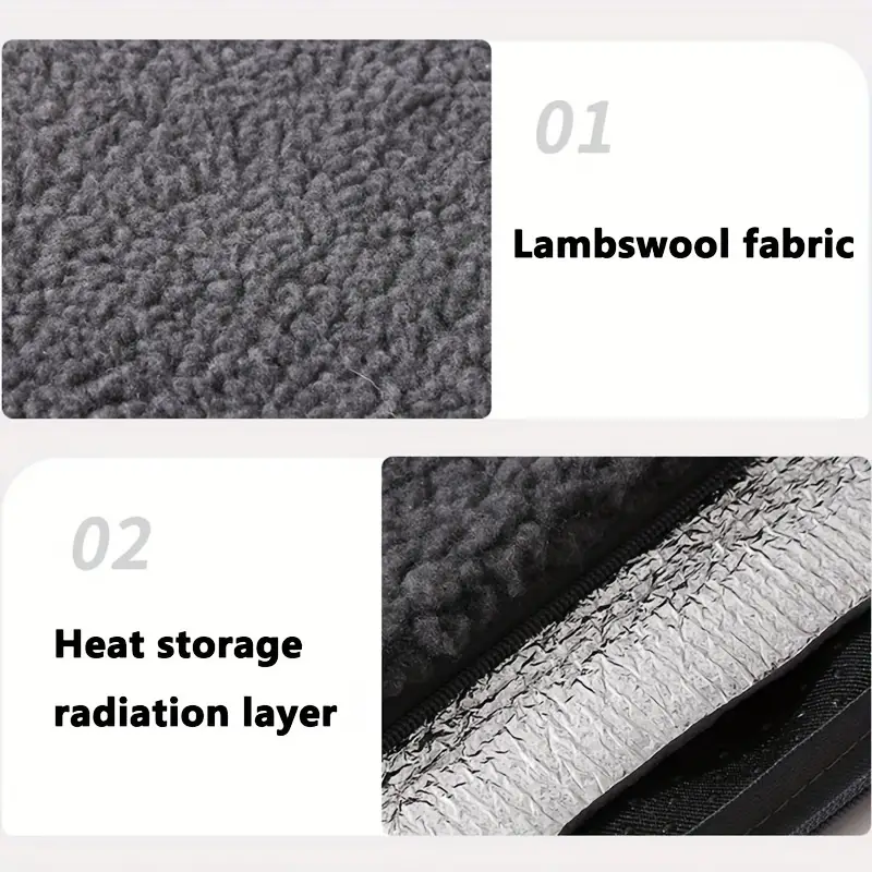 self warming cat bed self heating cat dog mat extra warm thermal pet crate pad for indoor outdoor pets with removable cover washable pet mattress for dog sleeping details 6