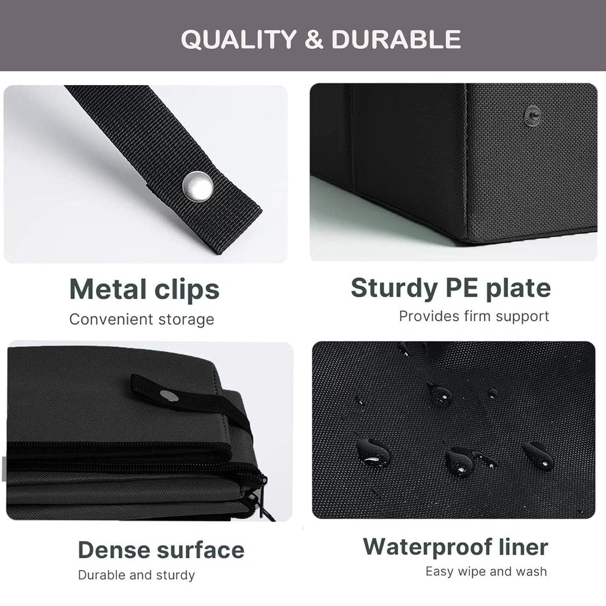 Travel Cat Litter Box With Lid and Handle Standard Portable Foldable Cat Litter Box Fabric Cat Litter Bag