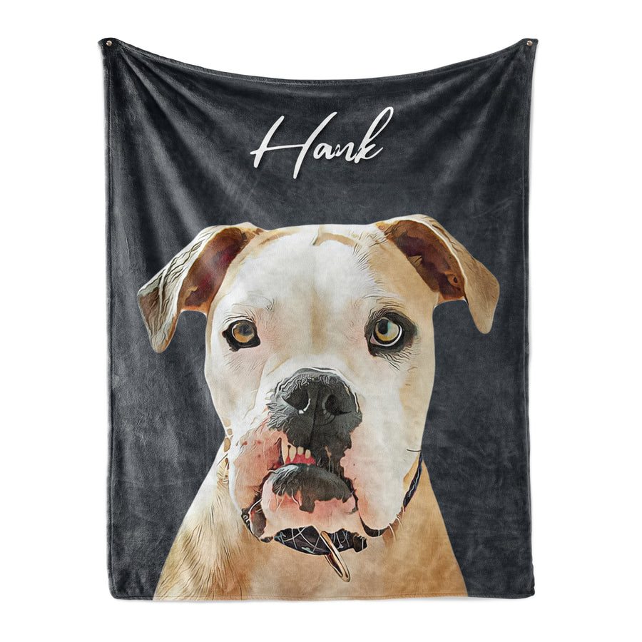 Personalized Pet Throw Blanket