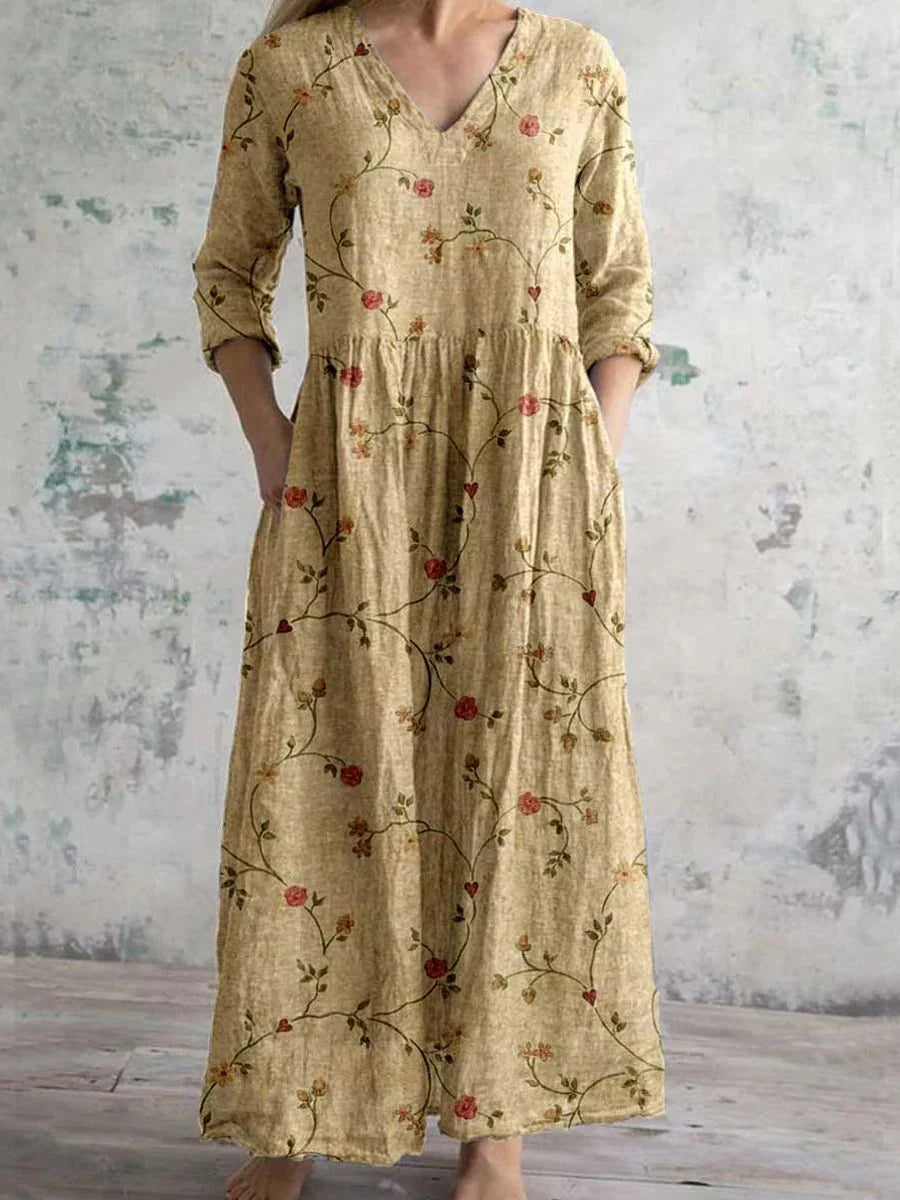 Ava | Maxi Orchid Dress