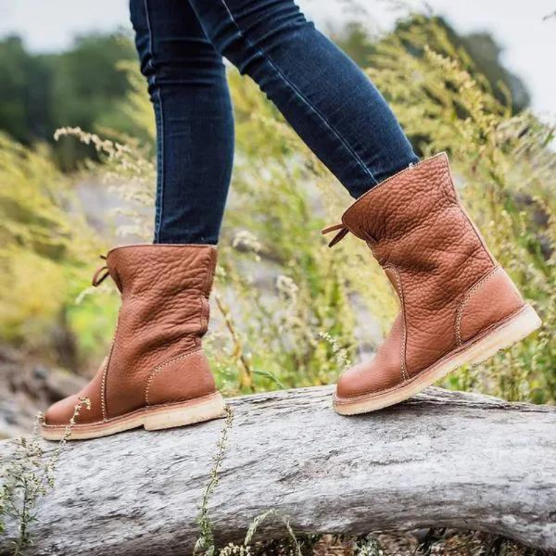 Women Snow Boots | Comfortable Waterproof Mid-Calf Ankle Winter Boots