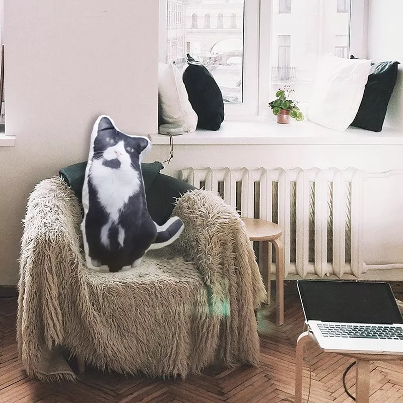 Custom Head Photo Face Pillow 3D Portrait Pillow Christmas Gift