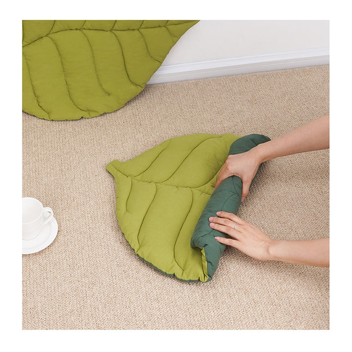 Leaf Shape Dog Blanket Washable Dog Mat