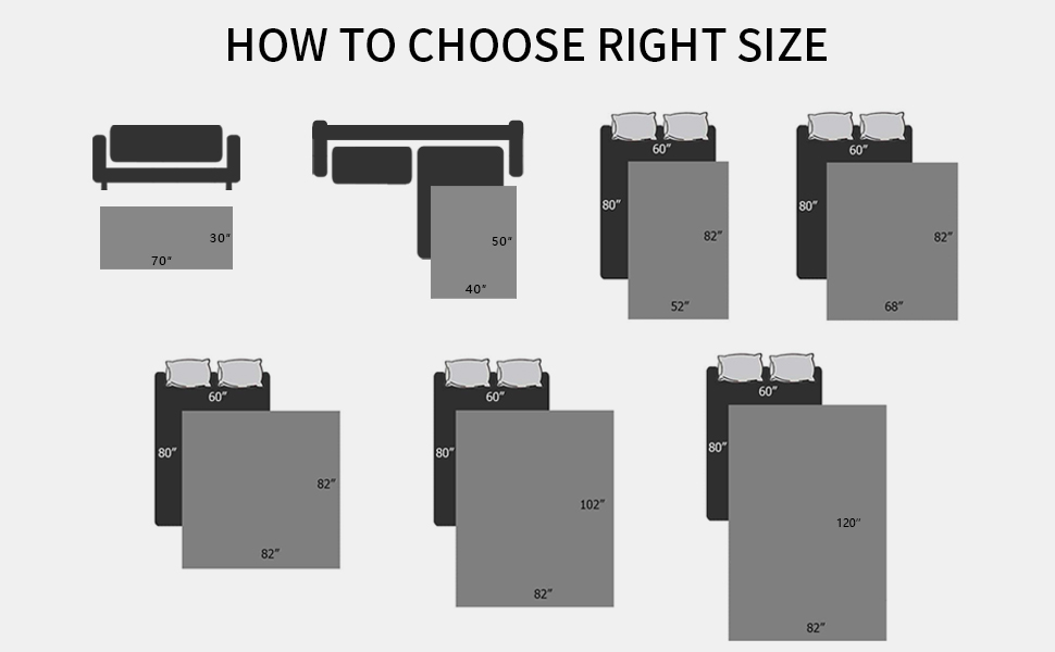 Waterproof Dog Bed Cover Pet Blanket for Furniture Bed Couch Sofa Reversible